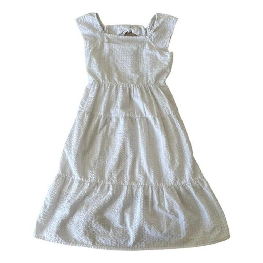 Old Navy white lined babydoll dress. XS.